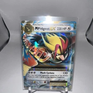 2016 Pokemon - M Pidgeot EX 65/108 Evolutions Holo - Near Mint - Picture 1 of 4