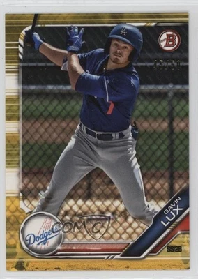 2019 Bowman Prospects Gold /50 Gavin Lux #BP-130 - Image 1 of 2
