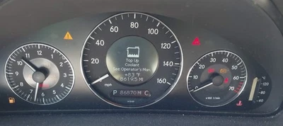 Grupo de medidores de velocímetro serie CLK 2008-2009 86 k millas Mercedes-Benz Foto 1 de 4