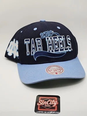 Mitchell & Ness North Carolina Tar Heels Team Script 2.0 Adjustable Snapback Hat - Image 1 of 4