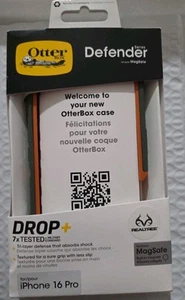 OtterBox Defender Series Case For iPhone 16 Pro W/Magsafe + Holster Realtree - Zdjęcie 1 z 8