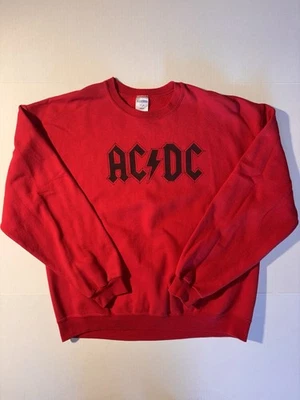 Moletom vintage AC/DC Black Ice World Tour Y2K banda de rock concerto gola redonda GG - Imagem 1 de 4
