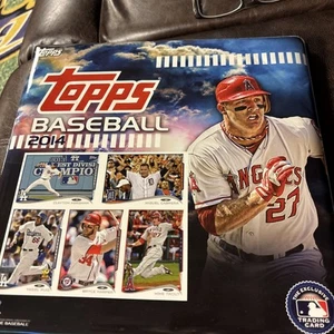 Carpeta de tarjetas de béisbol Topps 2014, Trout, Harper, Cabrera - Imagen 1 de 11
