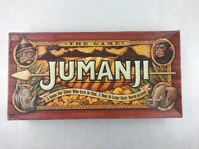 Jumanji Vintage Collectible Board Game 1995 100% COMPLETE Milton Bradley - Image 1 of 4