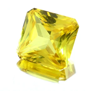 Piedra preciosa suelta corte zafiro amarillo de Ceilán de 11,55 quilates con certificación natural - Imagen 1 de 5