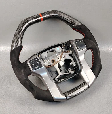 VOLANTE TOYOTA THUNDRA 4RUNNER CARBONO FORJADO REAL CF GAMUZA OEM SPORTS Foto 1 de 4
