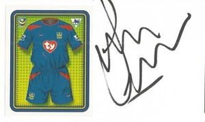 PORTSMOUTH: JAMIE ASHDOWN SIGNED 3x5 WHITECARD+COA - Picture 1 of 1