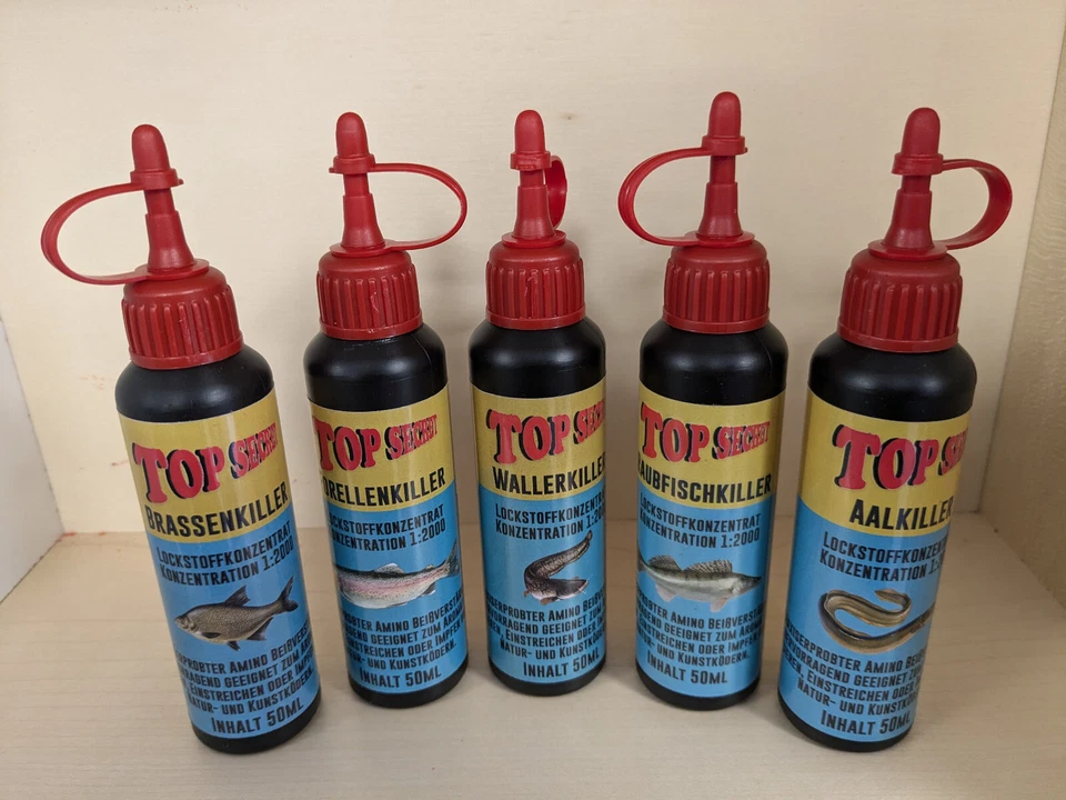 Top Secret Flüssiglockstoff Lockstoff Aal Wels Forelle Brassen Killer 0,20€/ml - Bild 1 von 1