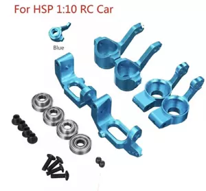 HSP 102010 102011 102012 Front & Rear Hub Carrier Upgrade Parts HPI RC Car 1/10 - Foto 1 di 6