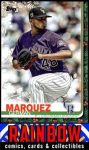 2019 Topps Holiday #HW153 German Marquez - Picture 1 of 2