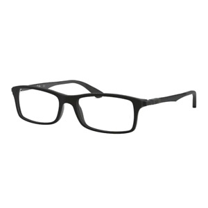 Reading Glasses Ray Ban 7017 5196 Matte Black 52 17 140 + Hoya Lens