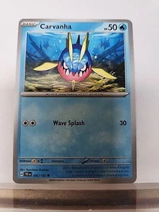 Carvanha 042/162 2024 Pokemon TCG Scarlet & Violet Temporal Forces - Picture 1 of 1