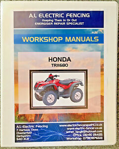 Honda TRX680 ATV/QUAD Workshop Service Repair Manual - FREE NEXT DAY POSTAGE