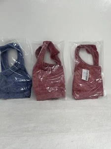 Racerback Sports Bras High Impact Exercise Sz med 3pk Padded - Picture 1 of 7