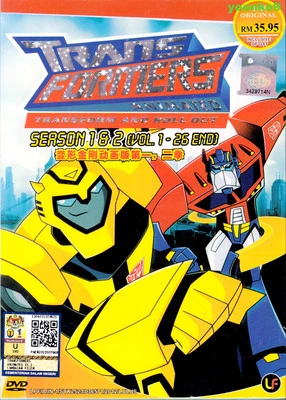 Transformers : Animated Transform And Roll Out Season 1+2 Vol 1~26 End DVD Anime - Image 1 of 2