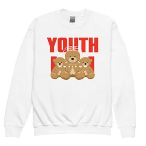 Youth Teddy Bear Sweatshirt - Picture 1 of 7