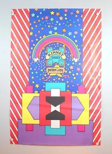 Póster raro Peter Max 1969 "ZAPATOS KINNEY" 24x36 -B15-28-20 - Imagen 1 de 7