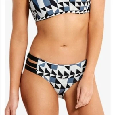 Traje de baño inferior de bikini Seafolly talla 10 Jagged Geo High Waited nuevo con etiquetas Foto 1 de 4