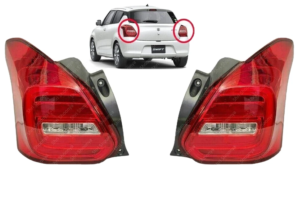 Par de luces traseras izquierda y derecha Suzuki Swift 3ª generación hatchback luces Foto 1 de 1