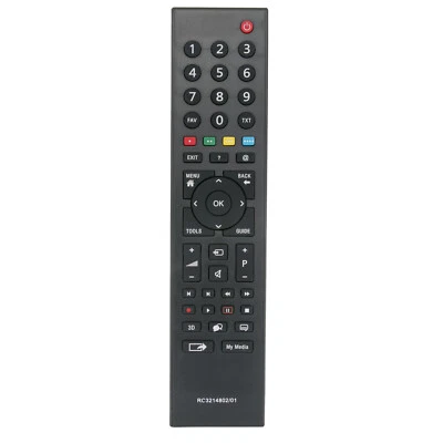 Ersatz TV Fernbedienung passend f¨¹r Grundig RC3214802/01 TS1187R-1 313923828011