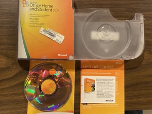 Microsoft Office Home and Student 2007 – Full Retail Box w/ Disc + Product Key - Picture 1 of 6