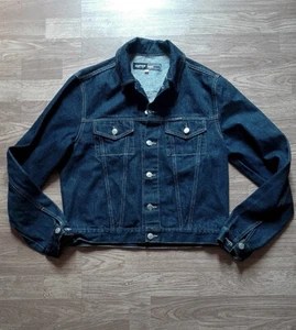 WAMPUM WPM GIUBBOTTO JEANS UOMO TAGLIA M COTONE - Foto 1 di 5