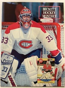 1991 April , Beckett Hockey Monthly, Patrick Roy (MH856)