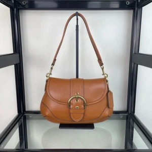 Bolso Coach Soho en Cuero Regenerativo CR699 Marrón Outlet Nuevo Hombro - Imagen 1 de 9