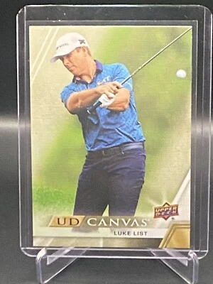 2024 Upper Deck Golf UD Canvas Luke List C-18 NM-MT - Image 1 of 2