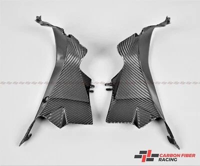 Cubiertas de conductos de aire de fibra de carbono para Ducati 899, 959, 1199, 1299 Panigale Foto 1 de 3