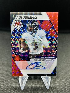 Odell Beckham Jr. 2023 Panini Mosaic Choice Autographs /25! SSP Baltimore Ravens