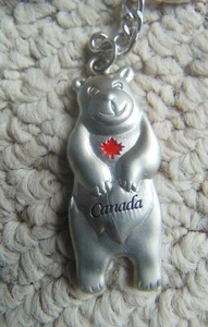 Keychain - Canada Cute Bear - Souvenir - Key Ring - Nice - Bild 1 von 2