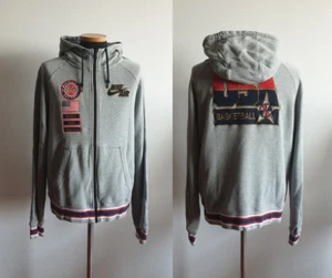 (M) USA HOODIE ZIP UP JERSEY NIKE OLYMPIC BASKETBALL LEBRON JAMES KOBE BRYANT - Picture 1 of 21