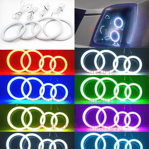 for Cadillac SRX 04-09 headlight cotton RGB halo ring LED angel eye DRL APP LED - Picture 1 of 16