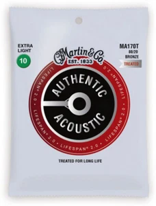 Martin MA170T SP Lifespan Treated Acoustic Strings Extra Light 10-47 String Set - Picture 1 of 12