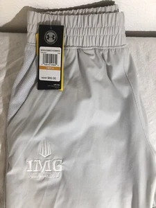 IMG Academy Under Armour Trainings-Aufwärmhose weiß grau Herren Small neu mit Etikett - Bild 1 von 2