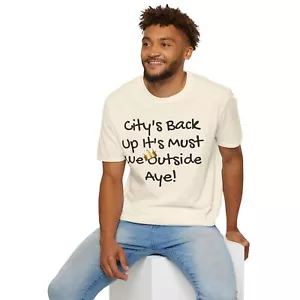 Unisex Softstyle T-Shirt City's Back Up Tee Party Summer Birthday Hip Hop Rap - Picture 1 of 19