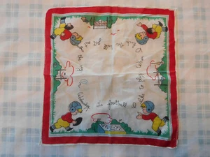 Pañuelo Bandana Vintage Niño Pequeño Jugador de Fútbol Años 40 Años 50 Años 60 - Imagen 1 de 4