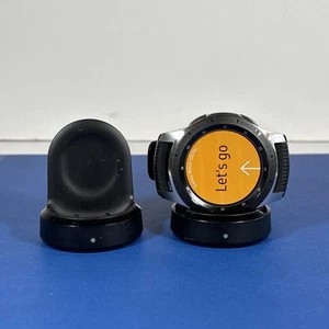 Samsung Galaxy Watch SM-R800 46mm Smartwatch + 2 Charging Stands - Zdjęcie 1 z 8