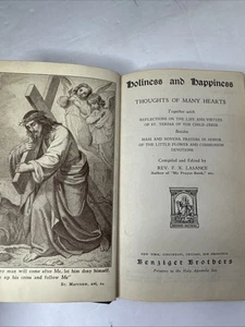 Father Lasance Holiness And Happiness 1934 RARE 1st Edition Thoughts Many Heart - Picture 1 of 8