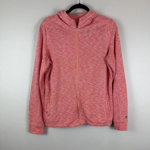 Kuhl Touch Hoodie Women's Medium Pink Space Dye Full Zip Long Sleeve Lightweight - Picture 1 of 8
