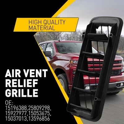 Juego de 2 rejillas de alivio de ventilación de aire para Chevrolet Silverado 2001-2006 Foto 1 de 4