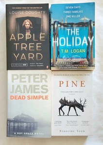 4 x Books Bundle Thriller Suspense Crime Peter James Lousie Doughty - Picture 1 of 12