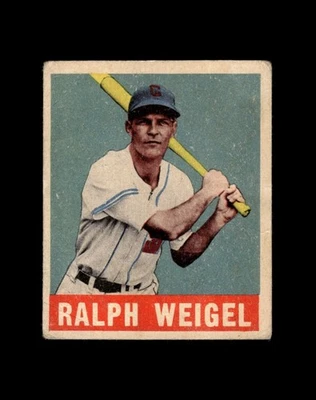 1948 Leaf Set-Break # 86 Ralph Weigel LOW GRADE (crease) *GMCARDS* - Image 1 of 2