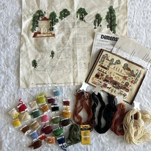 VTG Dimensions Victorian Crewel Needlepoint Kit 1177 Charles Wysocki 1980 (READ) - Picture 1 of 12