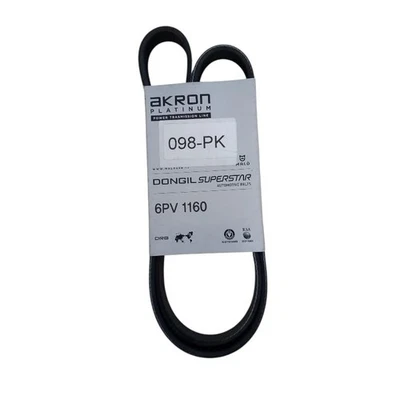 6PK1160 Cinghia Poly-V Alternatore Servizi Marca. AKRON - Immagine 1 di 4
