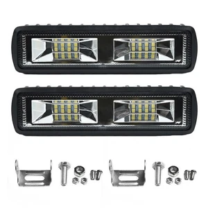 Lamp Fog Light Parts White W/ Mounting Accessories Work Light Bar Beam - Picture 1 of 12