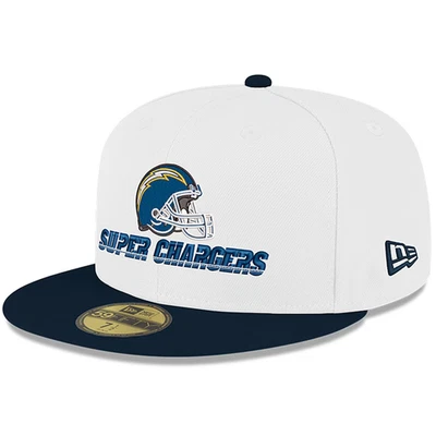 Los Angeles Super Chargers New Era 59FIFTY Fitted Hat Men's NFL Throwback Cap - Image 1 of 4
