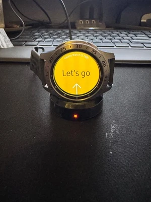 Reloj inteligente Samsung Galaxy Watch SM-R800 AMOLED 46mm acero inoxidable - negro SR Foto 1 de 3