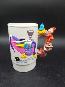 1992 Walt Disney's World On Ice Chip & Dale Talespin Darkwing Duck Souvenir Tasse - Bild 1 von 6